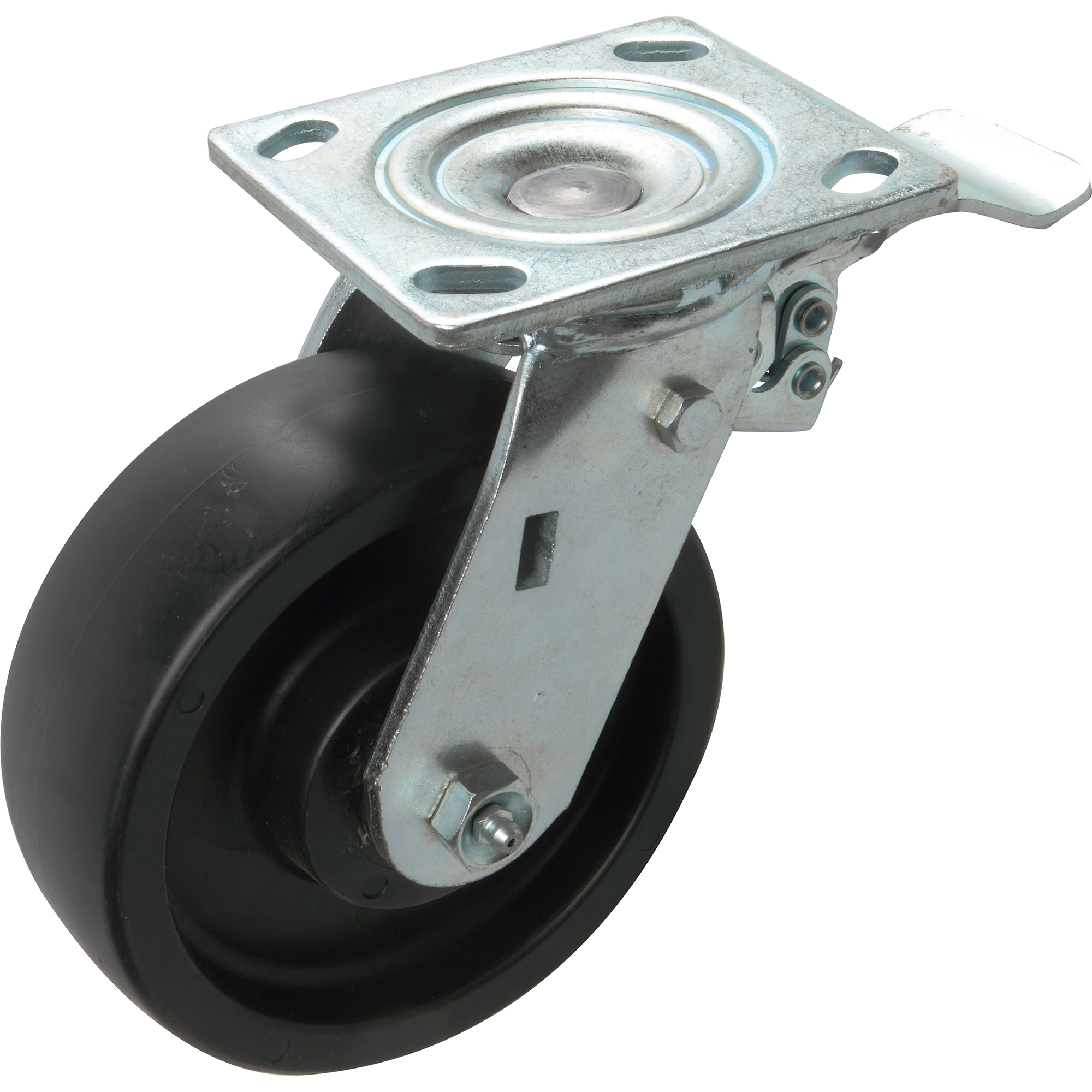 Shepherd Hardware, Casters, Wheel Diameter 6 in, Caster Type Rigid and Swivel, Package (qty.) 4, Model# 9013